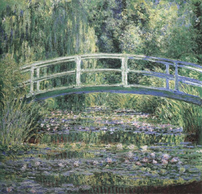 Claude Monet Waterlilies and Japanese Bridge Spain oil painting art